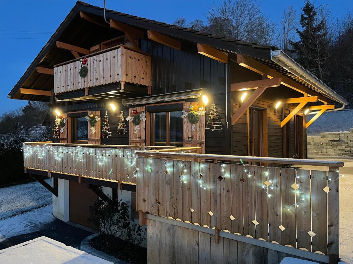 Chalet-Michel Avec Spa Montperreux Экстерьер фото